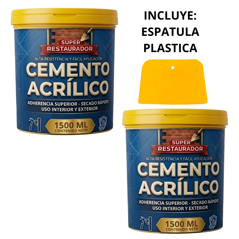 Cemento acrilico 2x1